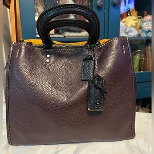 Coach Rogue 1st Generation Oxblood/Yellow